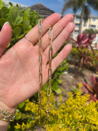 Chunky paperclip chain