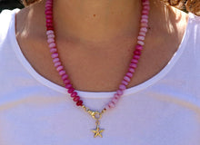 Load image into Gallery viewer, Ombré Pink Opal Necklace
