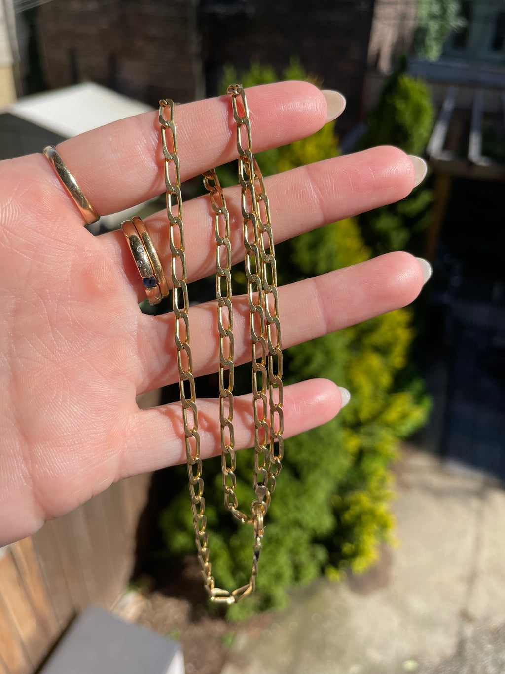 Flat Paperclip Chain