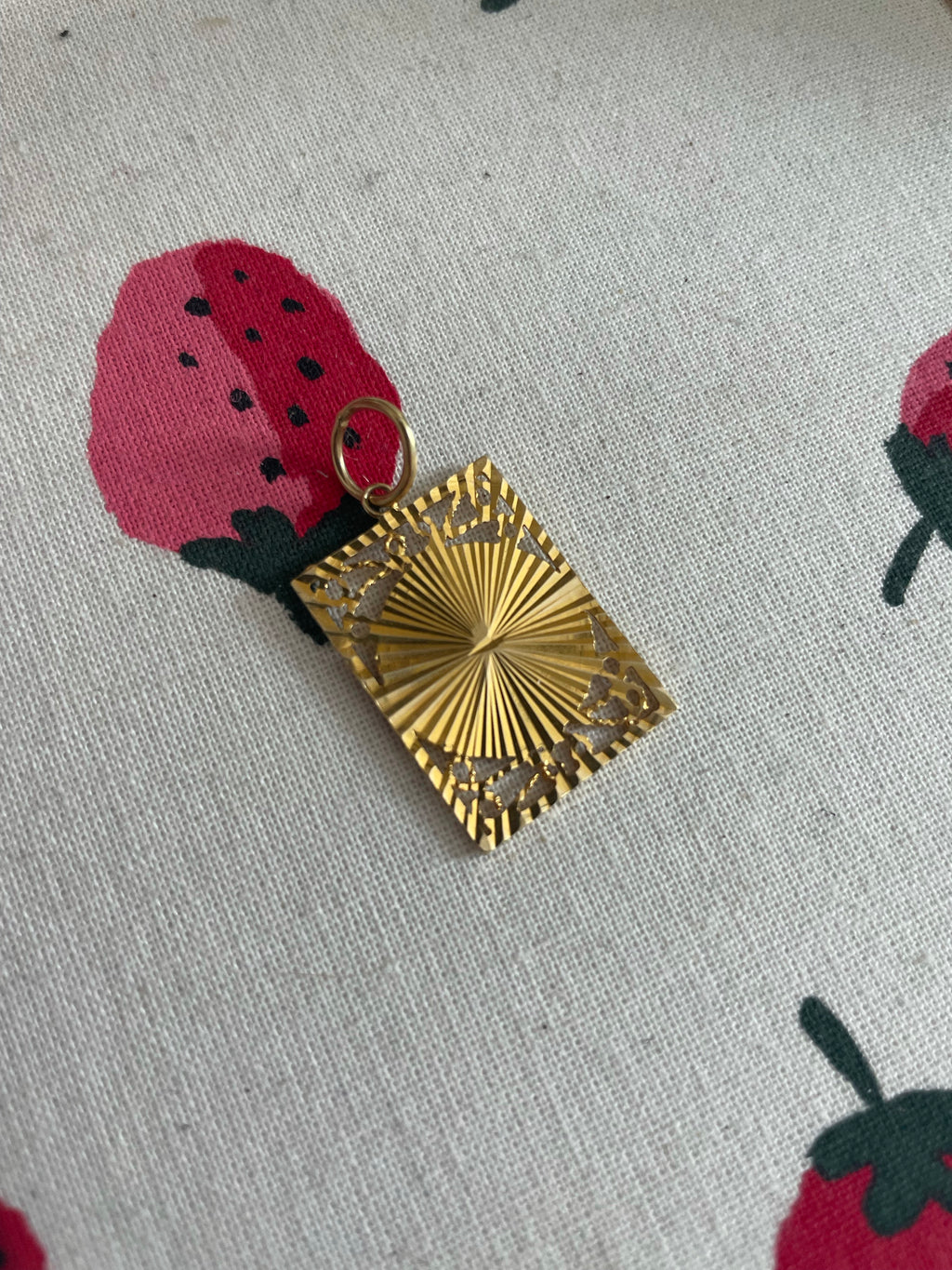 Blessings Vintage Chinese Pendant