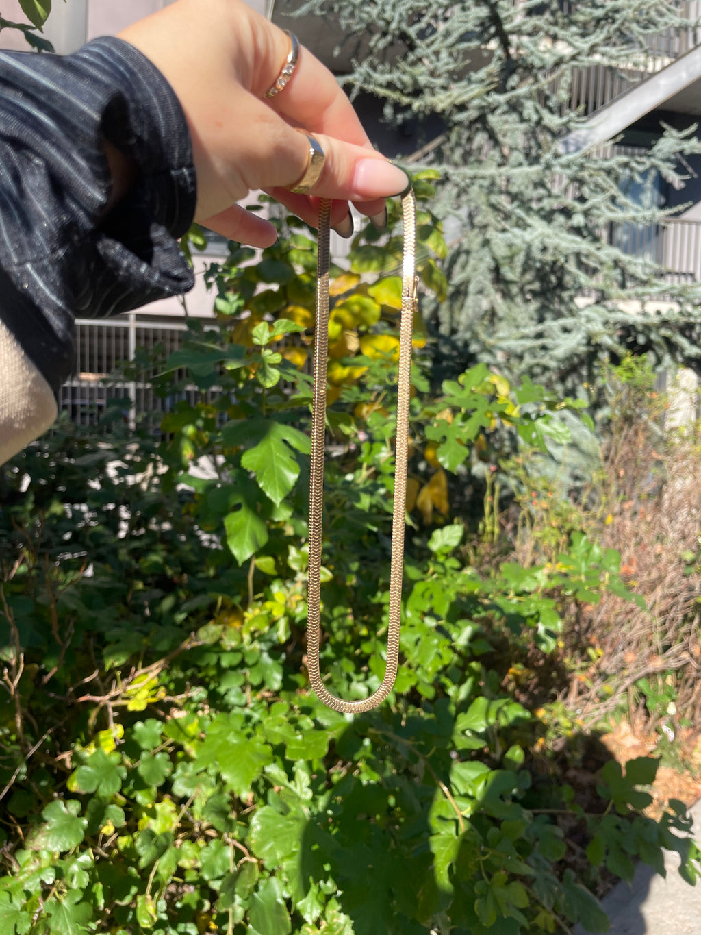 Vintage Square Snake Chain