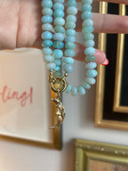 Luna Blue Opal Necklace