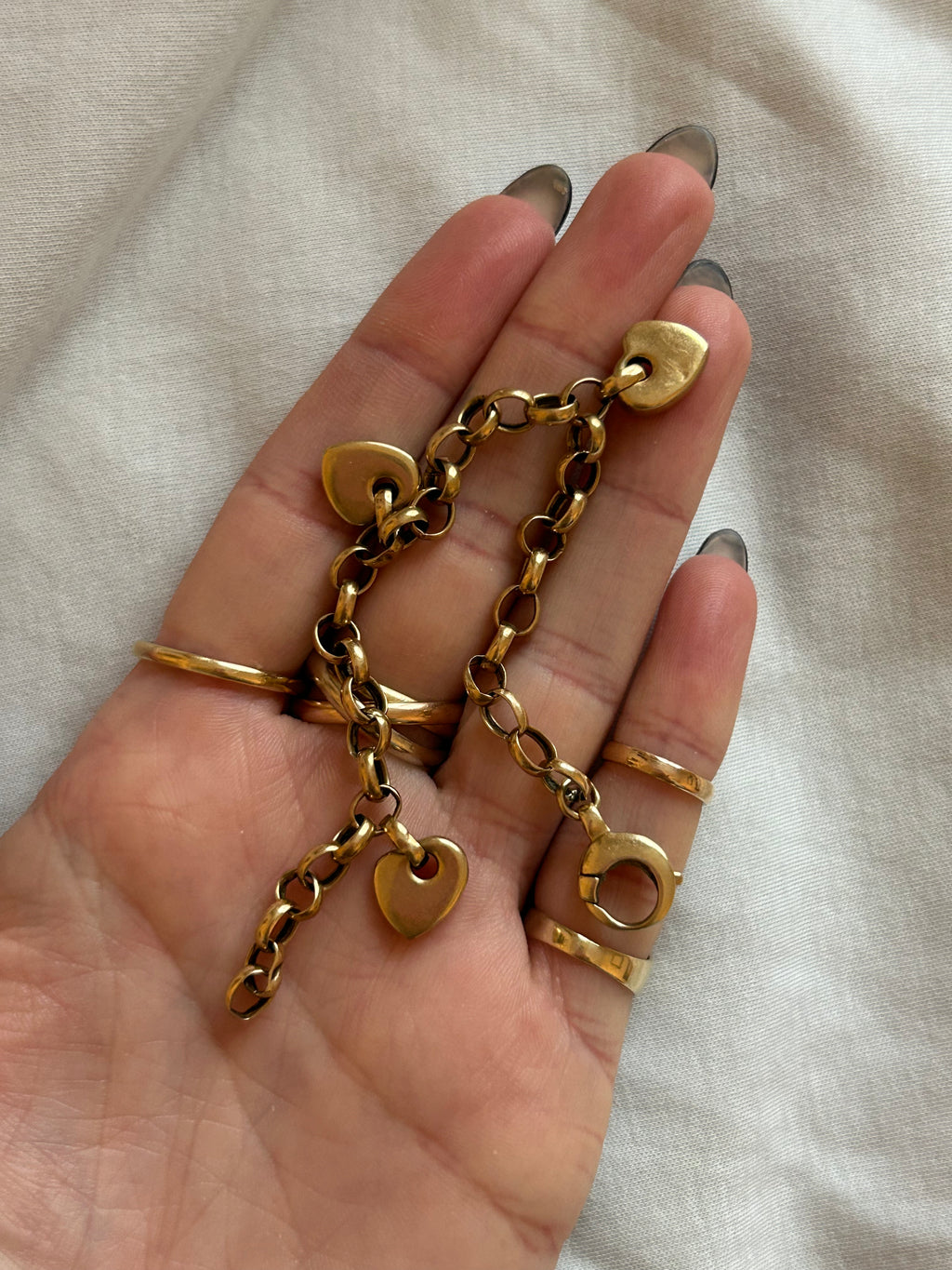 Heart Charm Bracelet