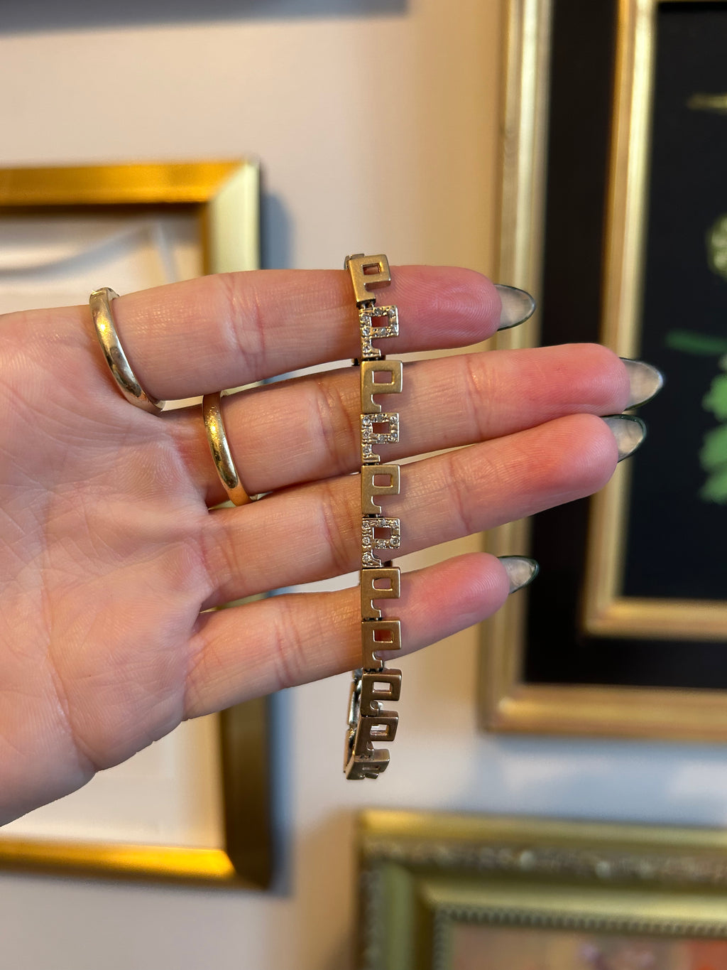 Diamond P Bracelet