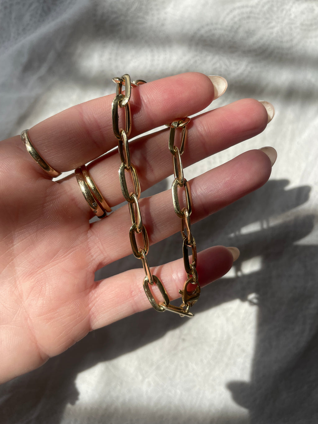 Chunky Paperclip Bracelet