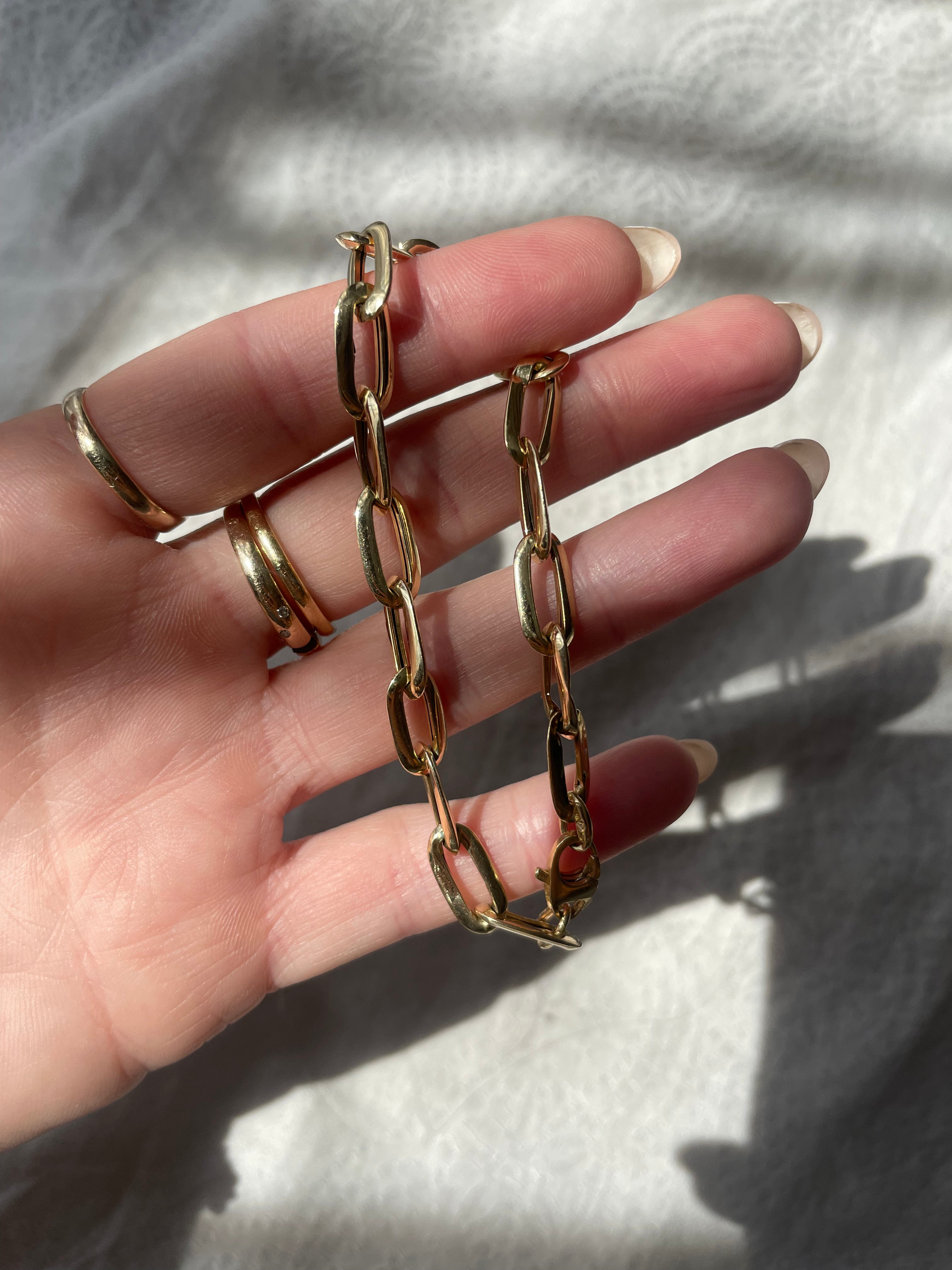 Chunky Paperclip Bracelet