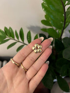 Solid Puffy Flower Charm