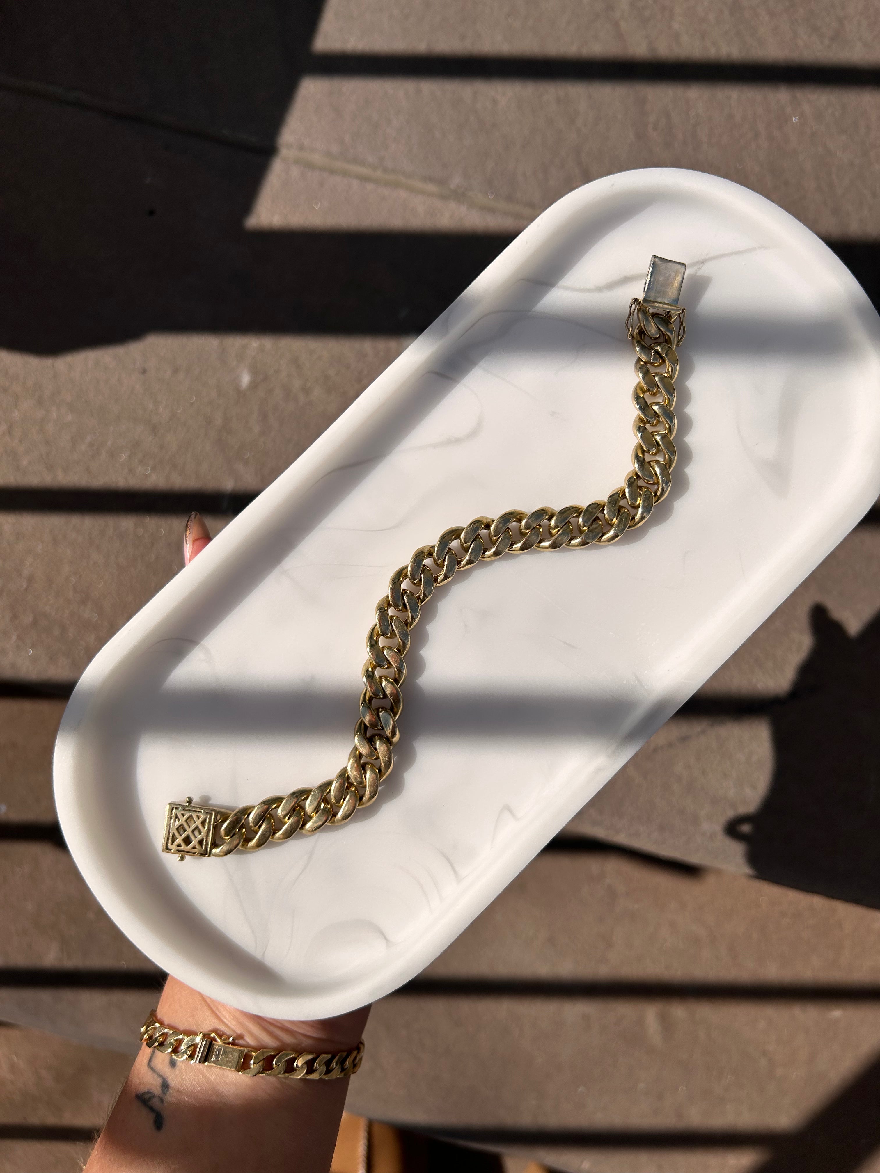 Diamond Curb Bracelet