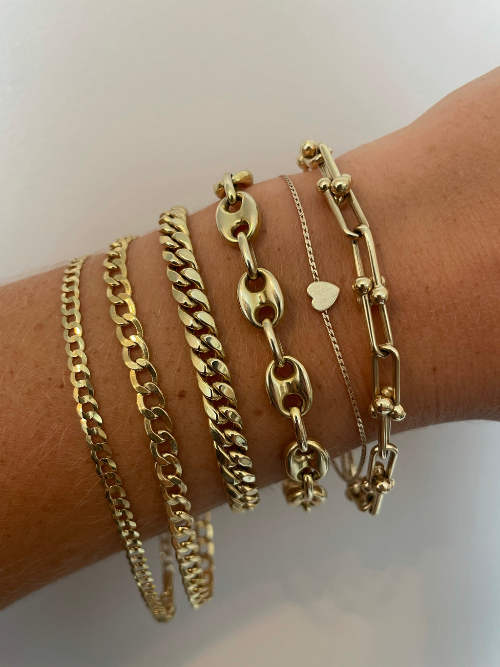 Flat Curb Chain Bracelet