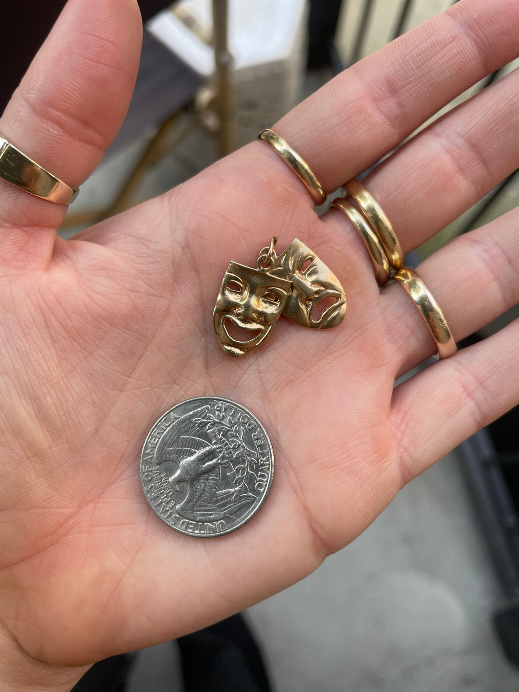 Venetian Masks Charm