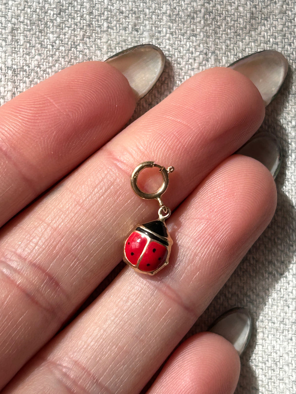 Mini Ladybug Charm