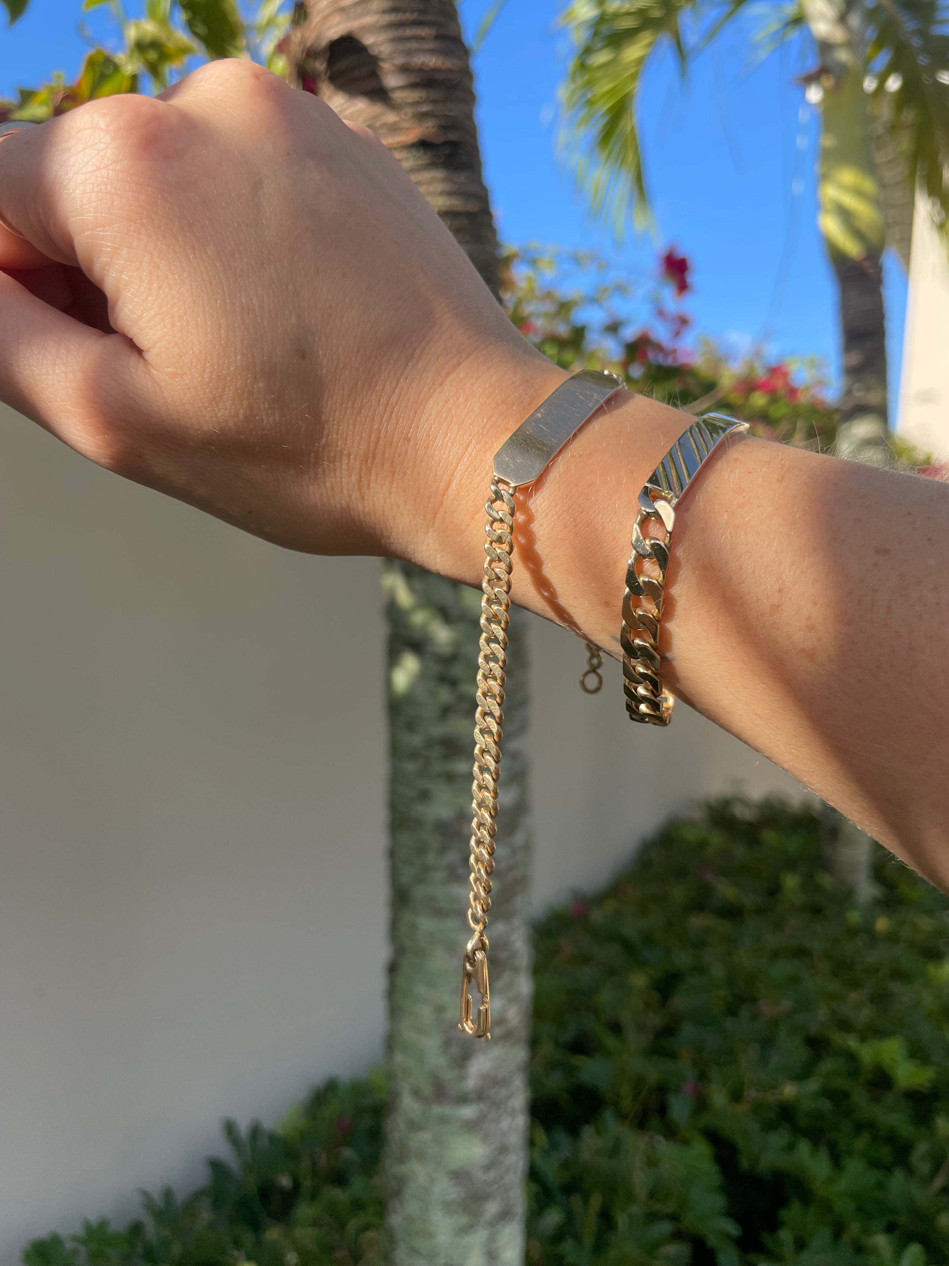 Vintage ID Curb Bracelet