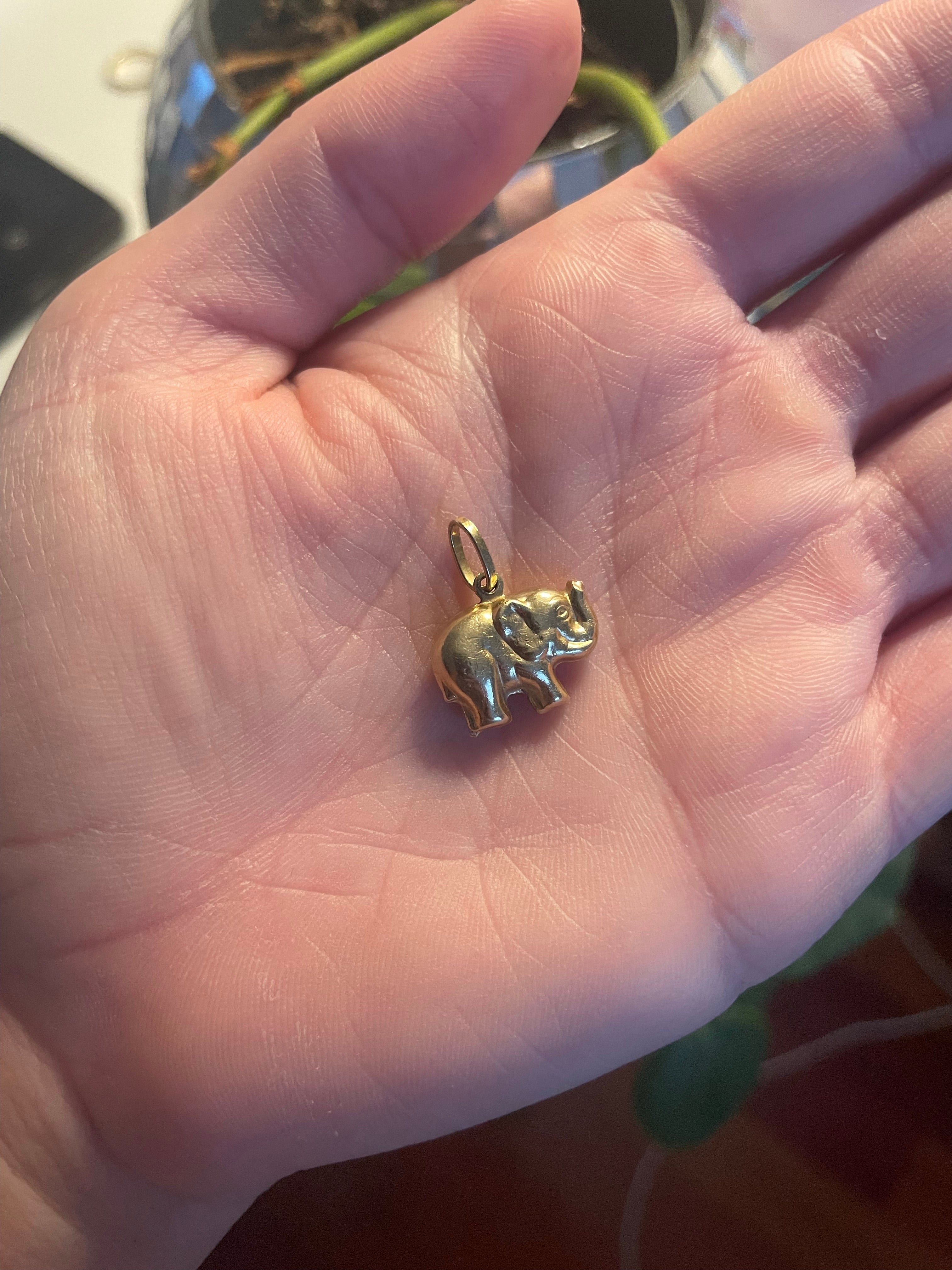 Vintage Puffy Elephant