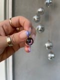 Amethyst Crystal Ball Charm