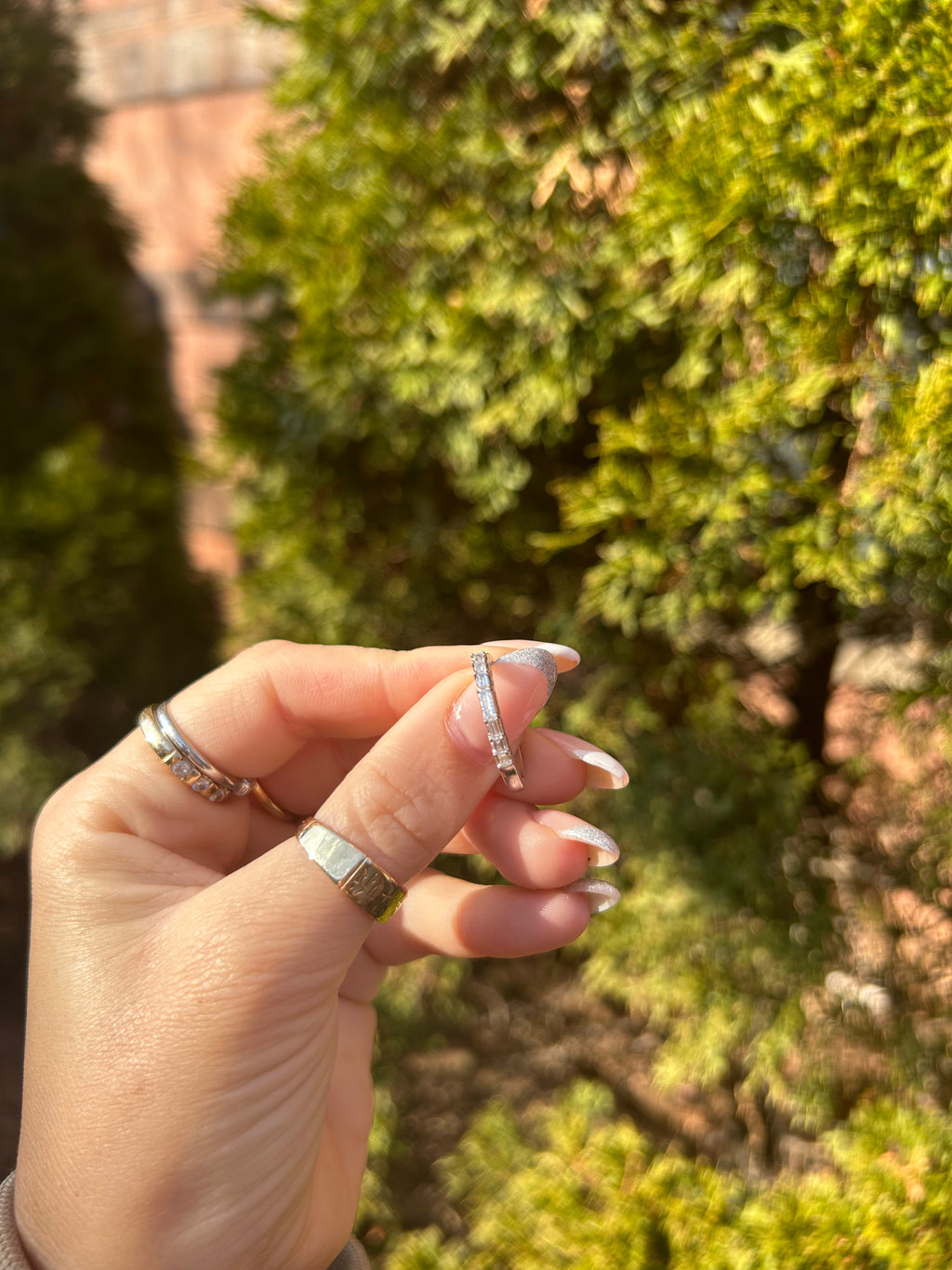 Diamond Baguette Band