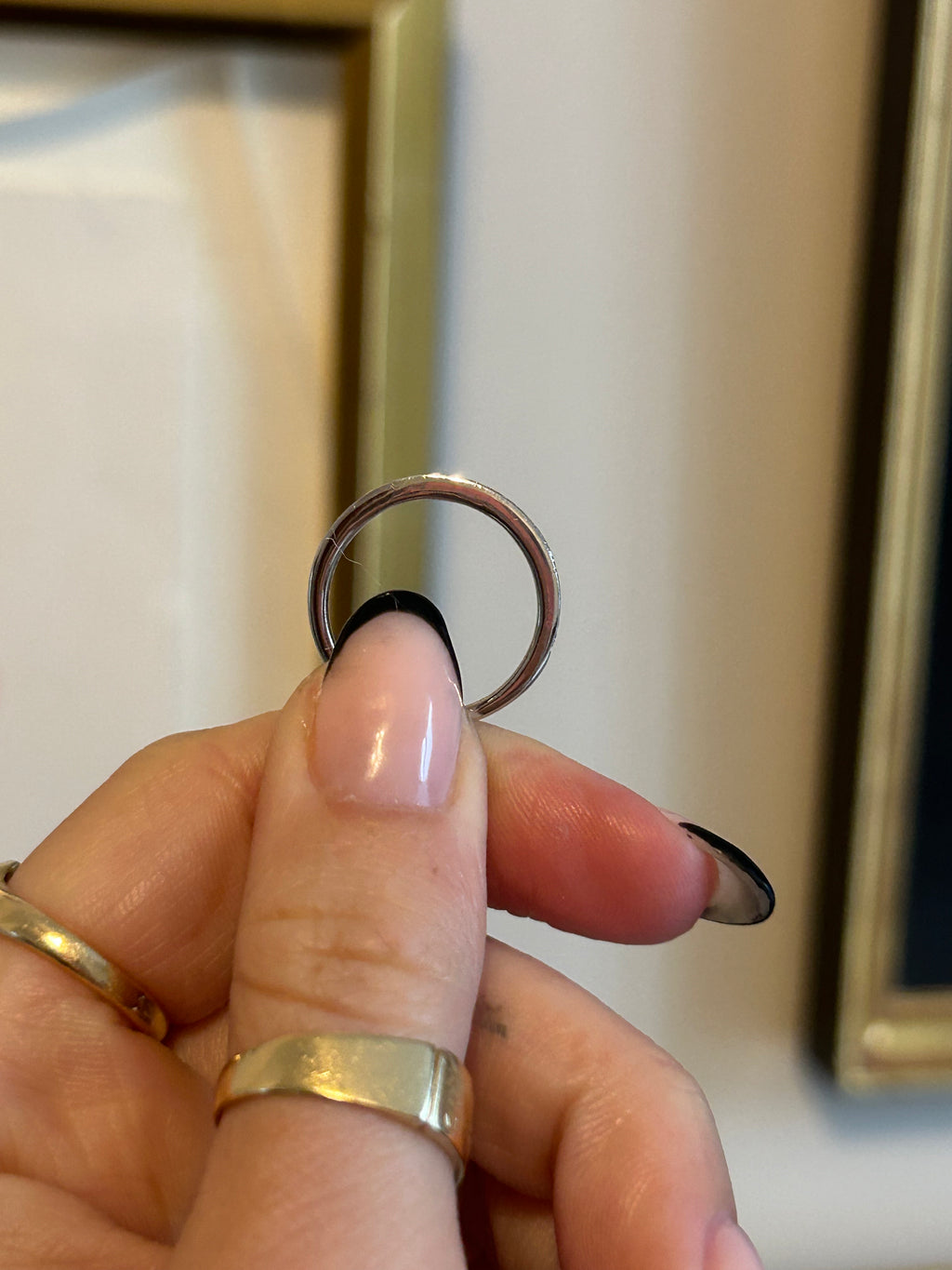 White Gold Diamond Stacker