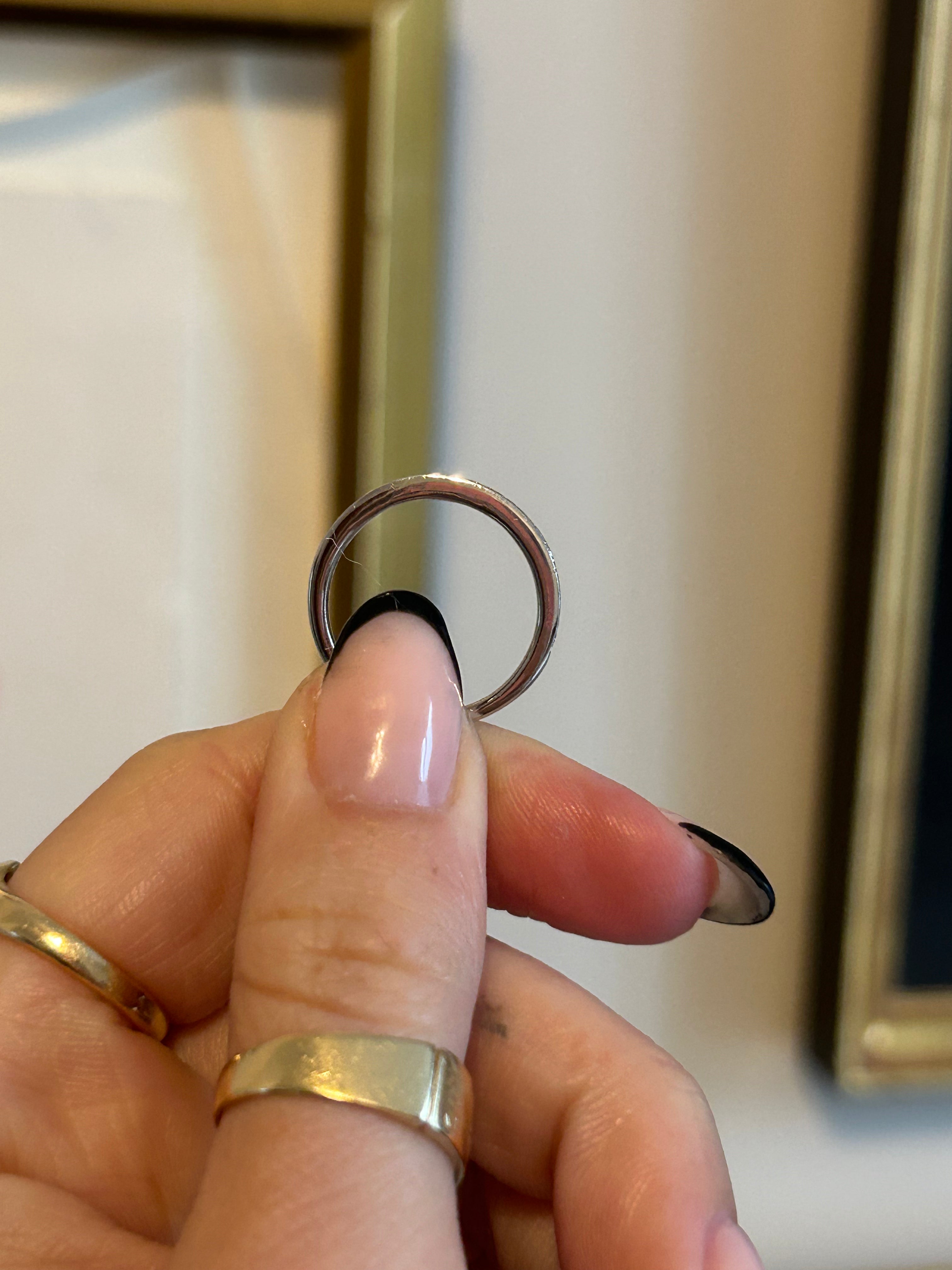 White Gold Diamond Stacker