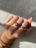 Heart Ruby Ring