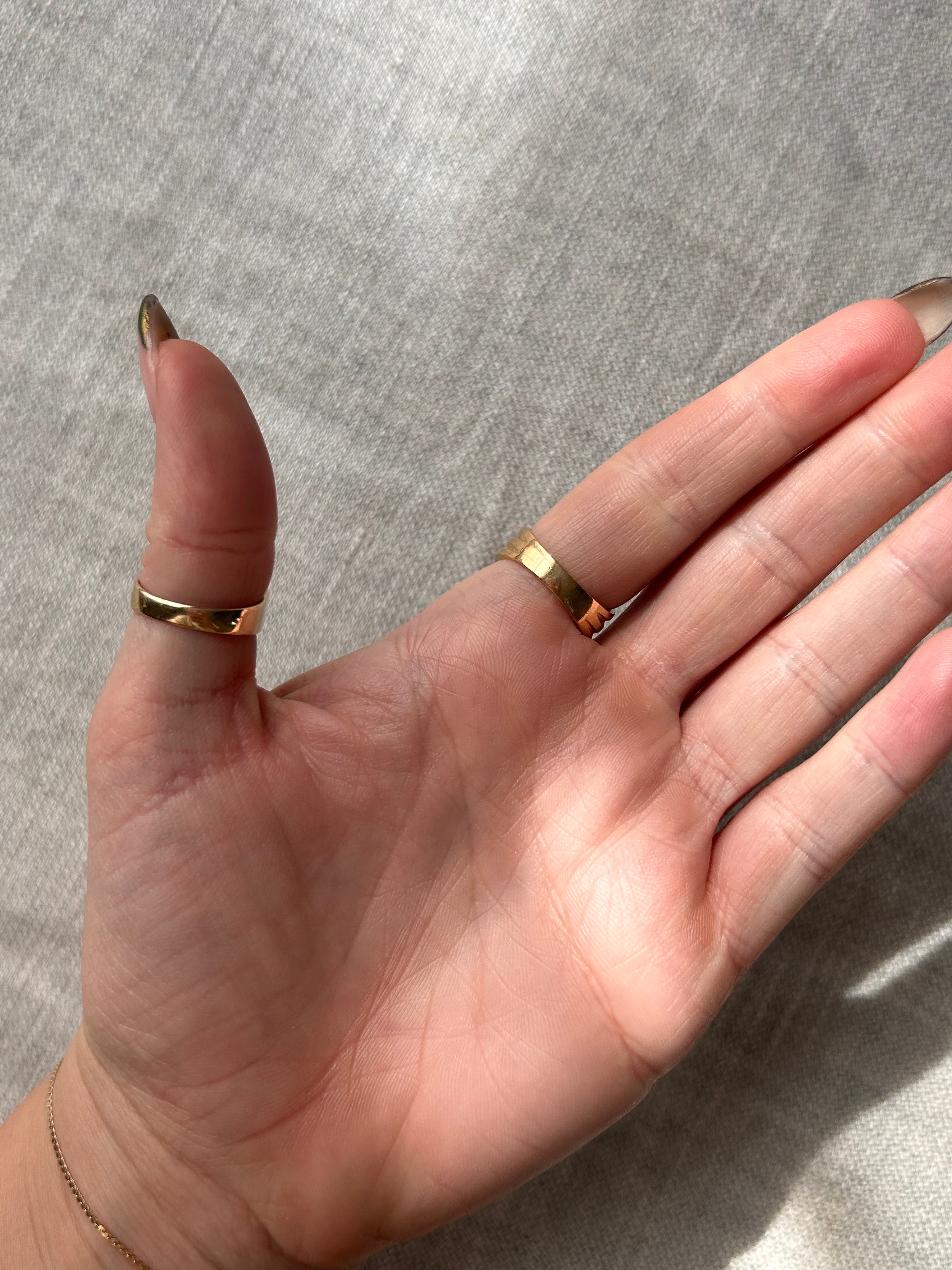 Topaz Citrine Teardrop Ring