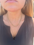 17” Vintage layered ball chain