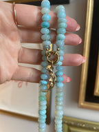 Luna Blue Opal Necklace