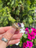 Amethyst UFO Ring