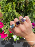 Amethyst UFO Ring