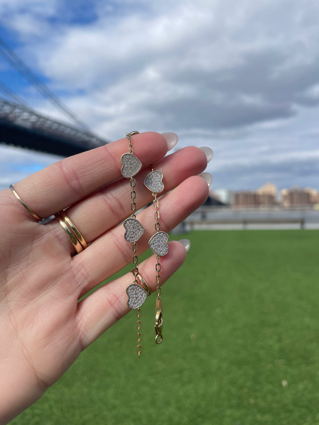 Diamond Heart Bracelet