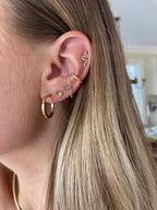 Square Edged Mini Hoop