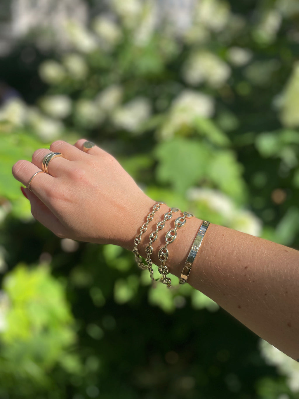 Large Gucci Link Bracelet