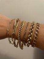 Vintage Puffy Curb Bracelet