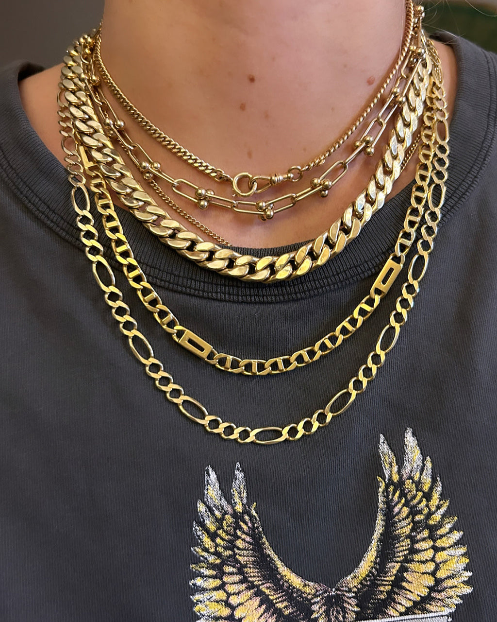 Solid Mariner Bar Chain