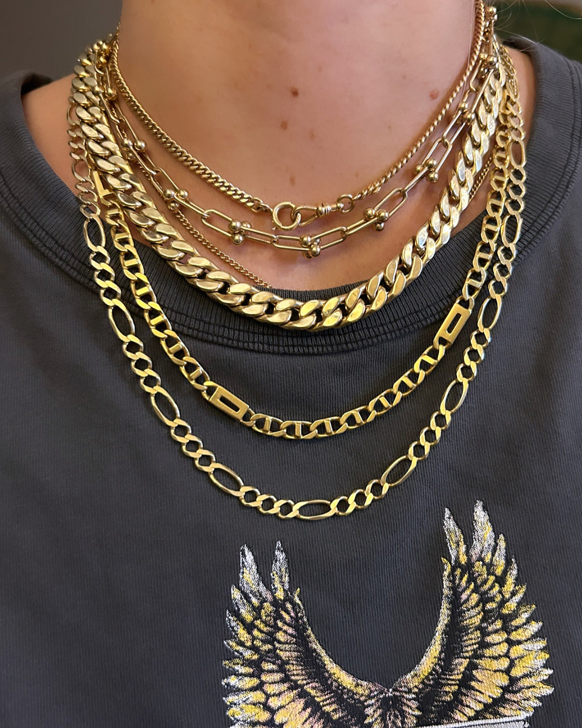 Solid Mariner Bar Chain