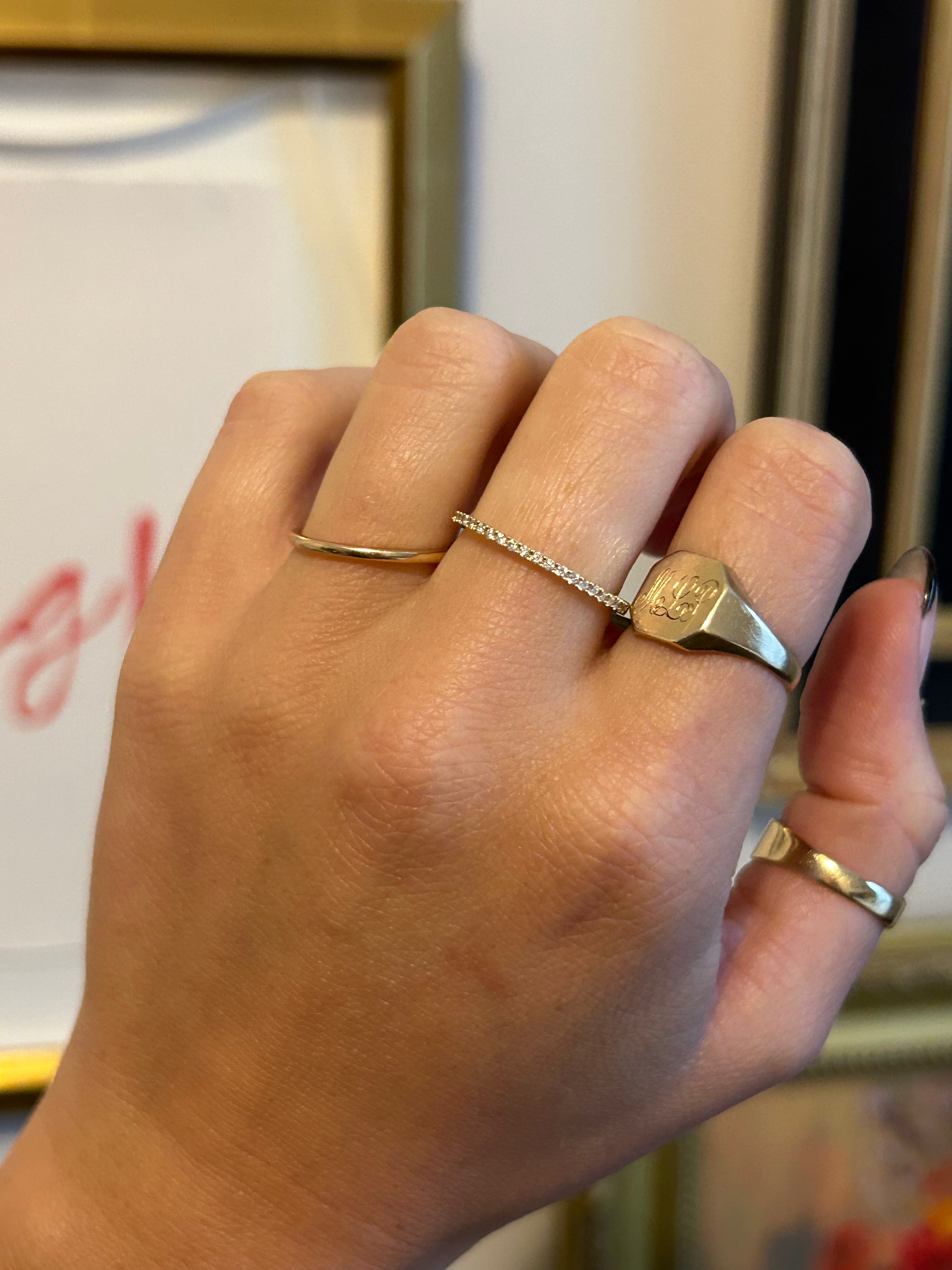 Dainty Diamond Stacker