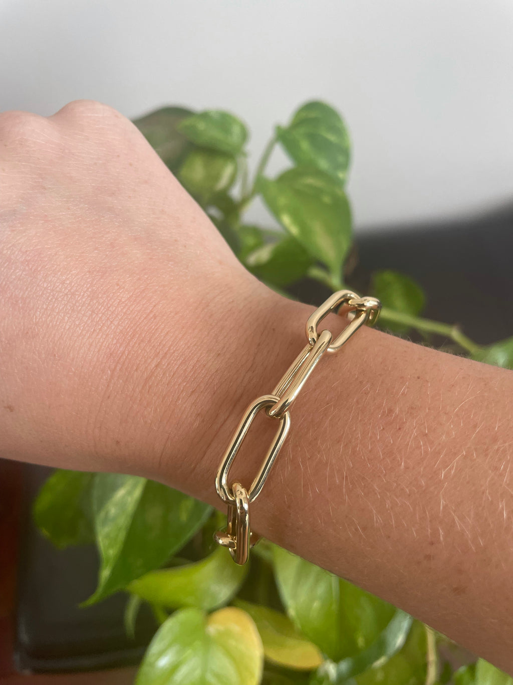 Chunky Paperclip Bracelet
