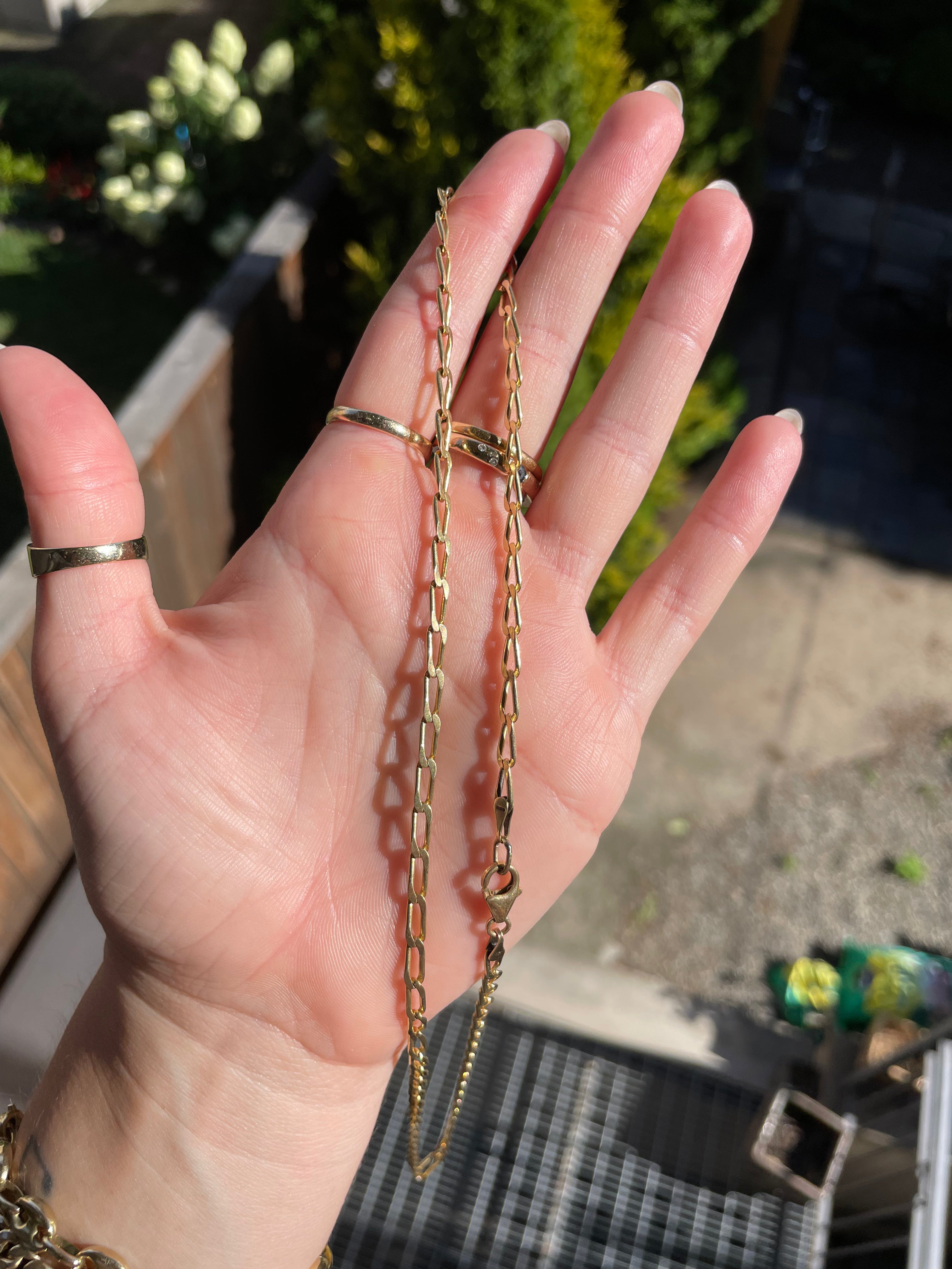 Flat Paperclip Chain