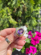 Amethyst UFO Ring
