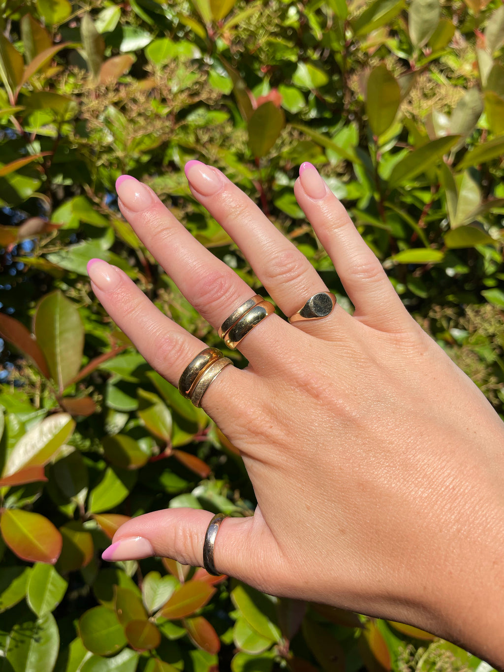 18k, size 6.5 dome ring