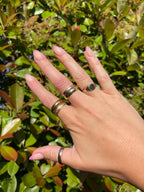 18k, size 6.5 dome ring