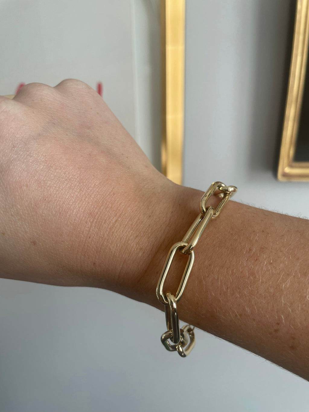 Chunky Paperclip Bracelet