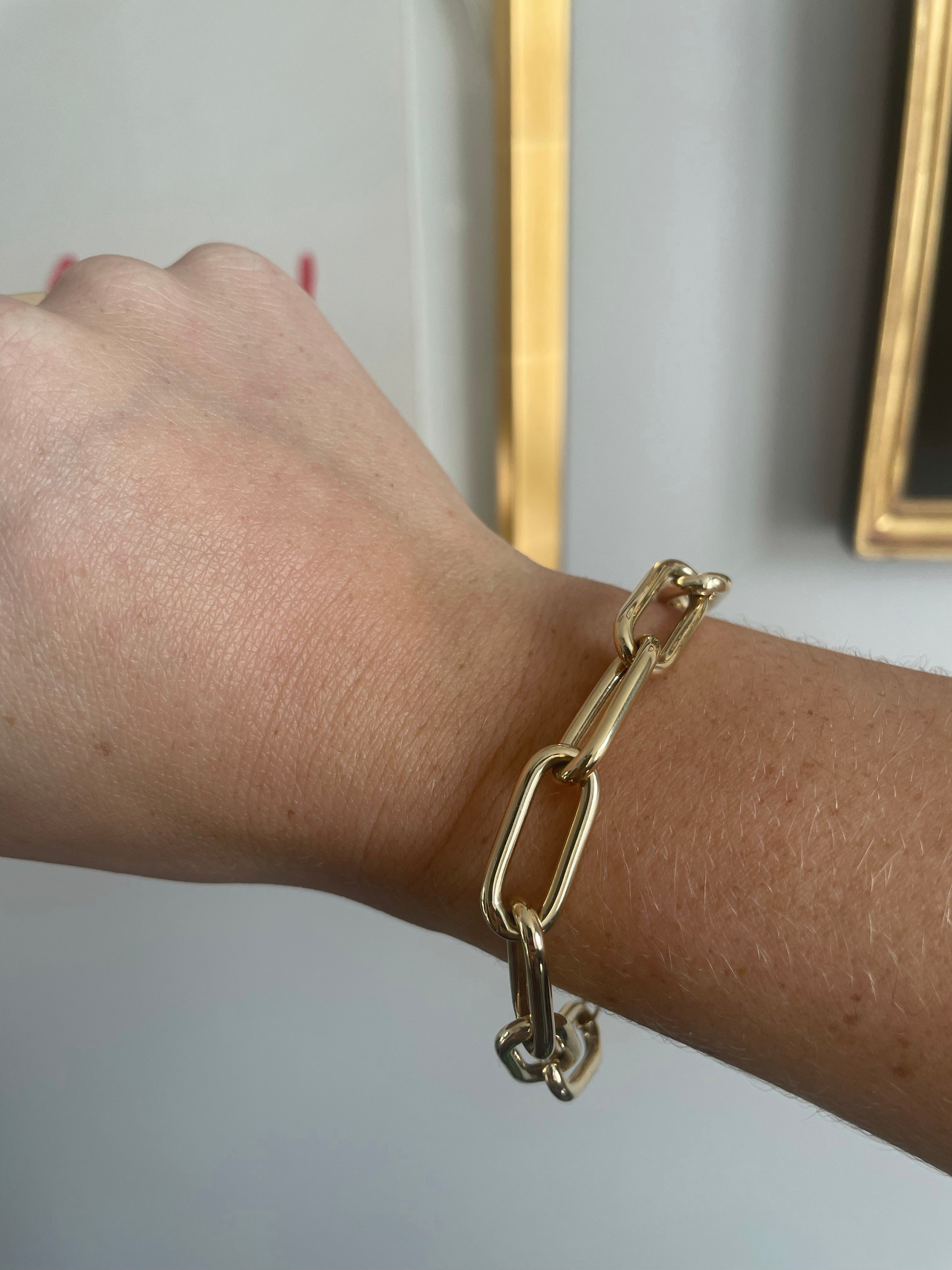 Chunky Paperclip Bracelet