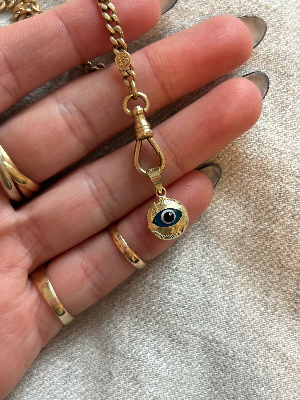 Small Blue Evil Eye
