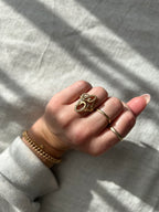 Diamond C Ring