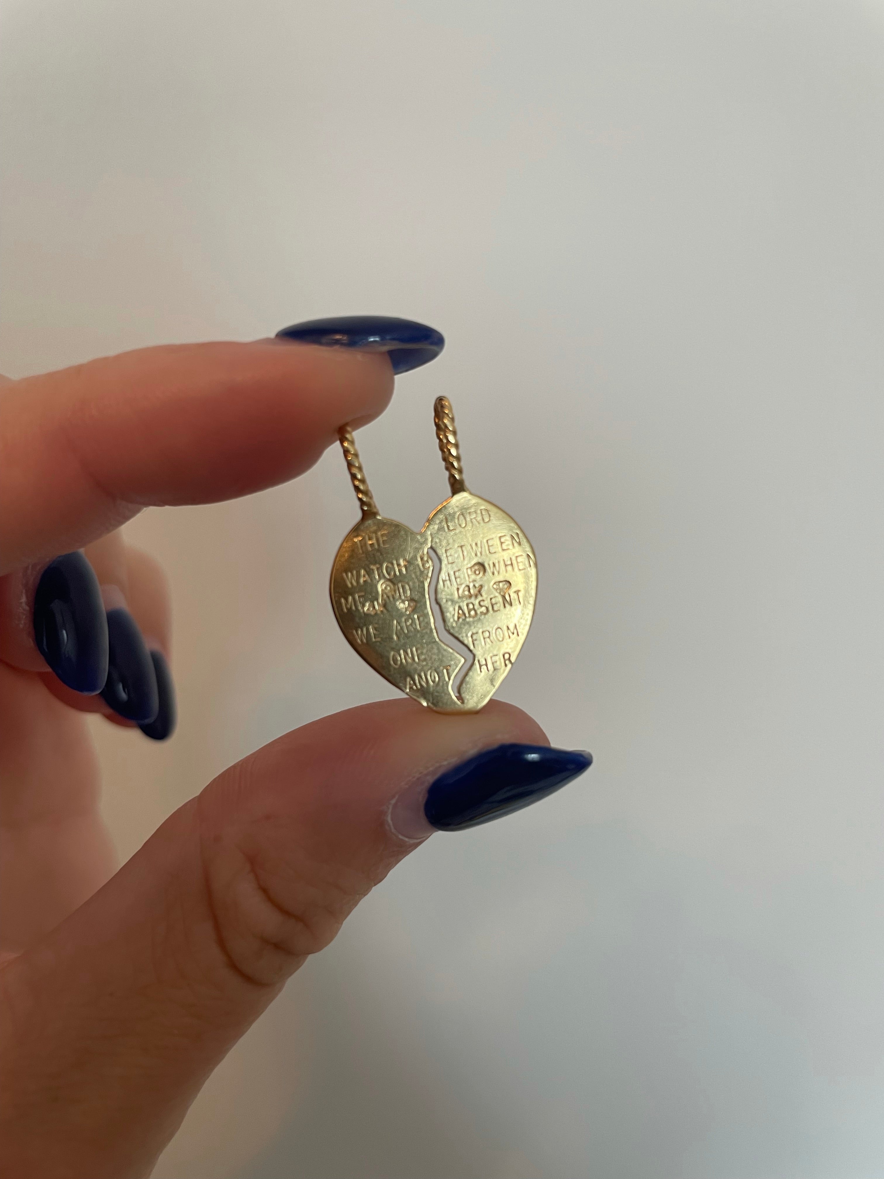 Vintage Mizpah Charm