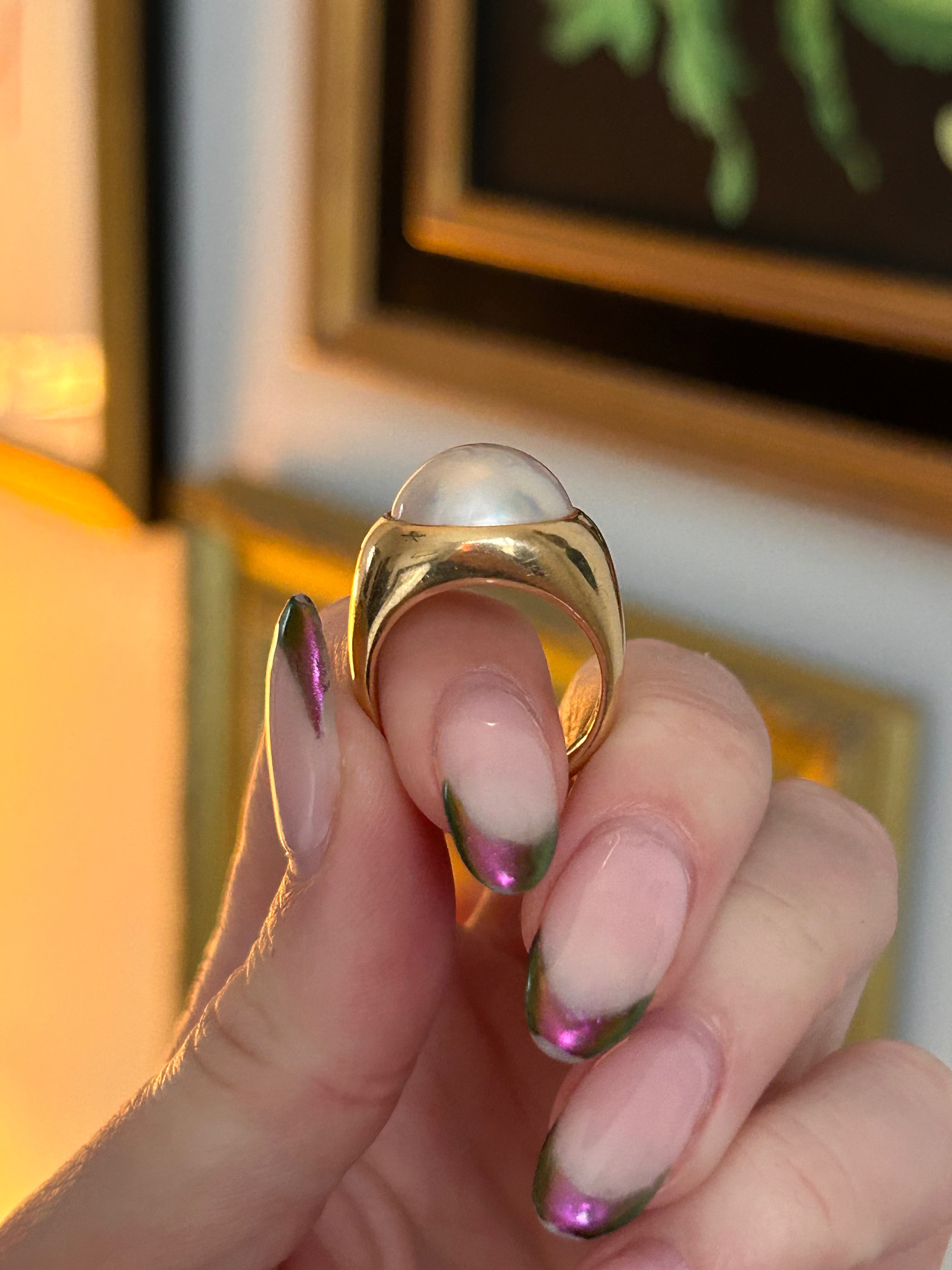 Pearl Planet Ring
