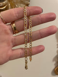 Diamond cut Figaro Bracelet