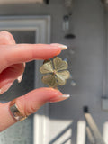 Engine turned clover