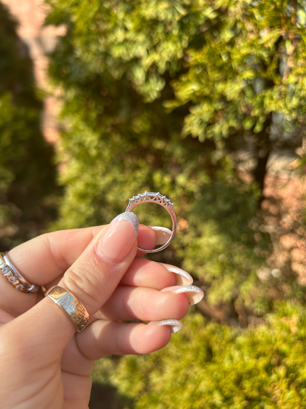 Diamond Baguette Band