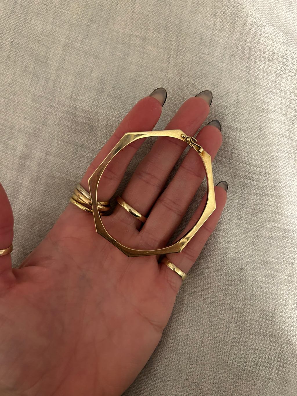 Octagonal Dainty Bangle
