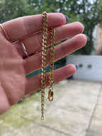Flat Curb Chain Bracelet